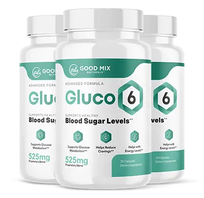 Gluco6 3 bottle